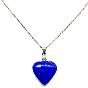 Lapis Lazuli Heart Pentant – Symbol of Wisdon and Truth