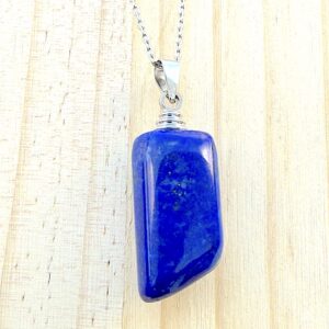 Organic Shape Lapis Lazuli Pendant