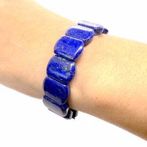 Chunky Oval Lapis Lazuli Bracelet – Bold Afghan Blue