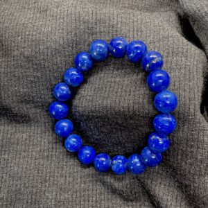 Royal Blue Lapis Lazuli Beaded Bracelet