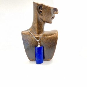 Polished Wide Rectangular Lapis Lazuli Pentant