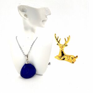 True Blue – Lapis Lazuli Drop-Shaped Pendant