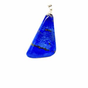 Sky Drop – Tapered Lapis Lazuli Tear Pendant