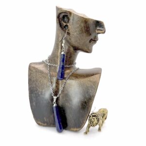 Bold HexaBar – Lapis Lazuli Jewelry Set