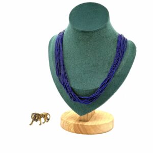 Ocean Veins – Multi -Strand Natural Lapis Nazuli Necklace