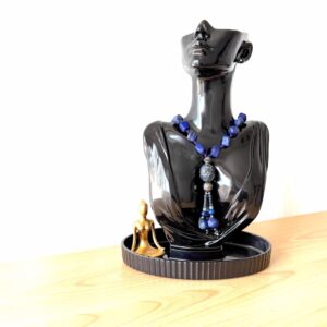 Tribal Afghan Lapis Lazuli Raw Shaped Necklace
