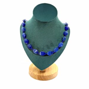 Cobalt blue Statement Natural Afghan Lapis  Necklace