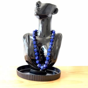 Chakra Flow – Healing  Bold Beaded Lapis Lazuli Necklace