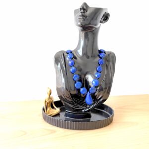 Natrual Lapis Lazuli Pebble  Necklace