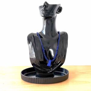 Rough Elegance – Handpicked Lapis Stone Necklace