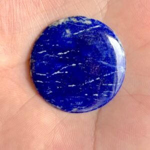 Spiritual Blue Circle – Round  Cut Lapis Lazuli from Badakhshan