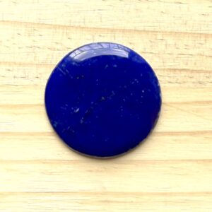 Balanced Round Lapis – Ready for Elegant Settings