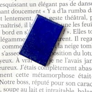 Afghan Sky Rectangle Cut Lapis Lazuli  – Smooth and Soulful Blue
