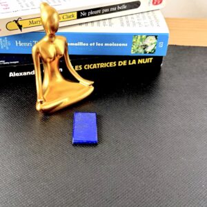 Flat Rectangle Cut Lapis  Lazuli– Strong Edged Style
